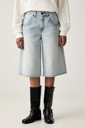 Levi's szorty damskie jeansowe SUPER BAGGY JORT niebieskie regular waist 005DT