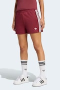 adidas Originals szorty dresowe damskie z bawełną Lace Injection bordowe high waist LG4268