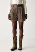 Marc O'Polo szorty damskie sztruksowe beżowe high waist 5000012083