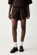 adidas Originals σορτς επίσημα γυναικεία καφέ ψηλή KY9225