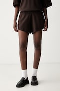 adidas Originals σορτς επίσημα γυναικεία καφέ ψηλή KY9225