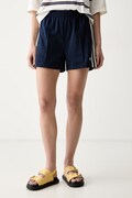adidas Originals szorty damskie Firebird Classic granatowe regular waist KQ9633