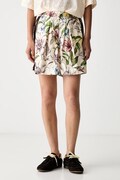 adidas szorty damskie x Farm Rio beżowe high waist KR0254