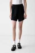 adidas szorty dresowe damskie bawełniane czarne regular waist KV7325