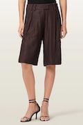 AllSaints pantaloni scurți pentru femei cu in CHARLEY maro regular waist W031QE