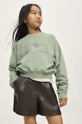 Mayoral бермуди дитячі з імітації шкіри коричневі regular waist 7201
