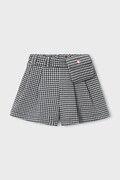 Mayoral шорти-спідниця дитячі чорні regular waist 4908