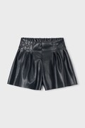 Mayoral šortky dětské černé high waist 4227