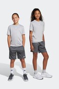 adidas teplákové šortky detské sivé regular waist JC7676