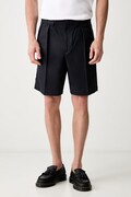 Wacko Maria szorty bawełniane męskie granatowe regular waist 25SS-WMP-PT14