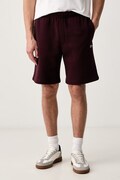 Lacoste szorty dresowe męskie z bawełną czarne regular waist GH8861