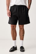 adidas Originals pantaloni scurți de trening pentru bărbați cu bumbac Essentials negri regular waist KS8940