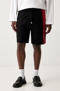 HUGO szorty dresowe męskie bawełniane Demsishort czarne regular waist 50563806
