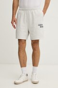 Calvin Klein Jeans teplákové šortky pánske z bavlnou sivé high waist LV04LG218G