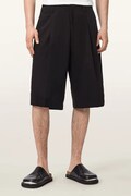 AllSaints szorty męskie bawełniane CASTRO czarne high waist M038TE