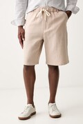 AllSaints szorty męskie bawełniane TAIKO beżowe regular waist M043TE
