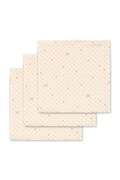 Konges Sløjd Παιδικά βαμβακερά 3 PACK MUSLIN CLOTH GOTS 3-pack ροζ KS105863