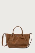 Weekend Max Mara torebka tote damska zamszowa WKARIO brązowa 2625516175