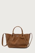 Weekend Max Mara torebka tote damska zamszowa WKARIO brązowa 2625516175