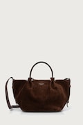 Weekend Max Mara torebka tote damska zamszowa WKARIO brązowa 2625516175