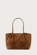 Weekend Max Mara torebka shopper damska zamszowa WKAPESI brązowa 2625516165