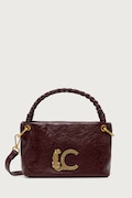 Lola Casademunt torebka crossbody damska z imitacji skóry bordowa LF2604028