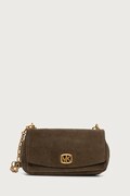 MICHAEL Michael Kors torebka damska zamszowa BRYANT zielona 30F6AYTL5S