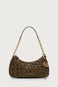 MICHAEL Michael Kors torebka hobo damska skórzana NOLITA zielona 32F6AY5W6S