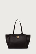 MICHAEL Michael Kors torebka shopper damska skórzana HAMILTON MODERNE brązowa 30F6GNXT7L