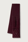 Blauer szalik damski bordowy F6SCARF01