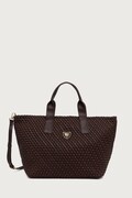 Blauer torebka shopper damska z imitacji skóry brązowa F6HOME02