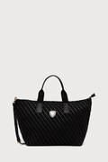 Blauer torebka shopper damska z imitacji skóry czarna F6HOME02