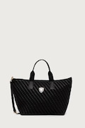 Blauer geantă shopper pentru femei cu imitație de piele neagră F6HOME02