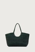 Dragon Diffusion torebka shopper damska skórzana zielona 8977