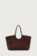 Dragon Diffusion torebka shopper damska skórzana brązowa 8977