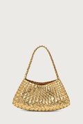 Dragon Diffusion torebka shopper damska skórzana złota 8943