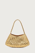 Dragon Diffusion torebka shopper damska skórzana złota 8943