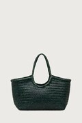 Dragon Diffusion torebka shopper damska skórzana zielona 8822