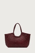Dragon Diffusion torebka shopper damska skórzana bordowa 8822