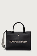 Scotch & Soda torebka tote z imitacji skóry czarna SCHB0025