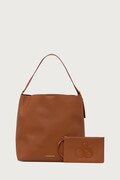 Scotch & Soda torebka damska z imitacji skóry brązowa SCHB0021