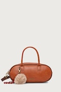 Scotch & Soda torebka bagietka z imitacji skóry pomarańczowa SCHB0010