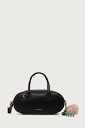 Scotch & Soda torebka bagietka z imitacji skóry czarna SCHB0010