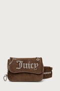 Juicy Couture torebka crossbody damska welurowa KIMBERLY brązowa BIJQL99CKWZC