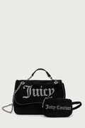 Juicy Couture torebka crossbody damska welurowa KIMBERLY czarna BIJQL99CKWZC