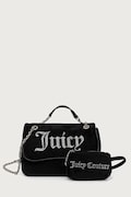 Juicy Couture torebka crossbody damska welurowa KIMBERLY czarna BIJQL99CKWZC