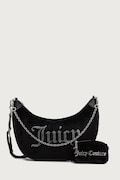 Juicy Couture torebka crossbody damska welurowa KIMBERLY czarna BIJQL99CGWZC