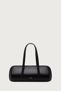 MUGLER geantă plic pentru femei din piele neagră 26F10SA00609050