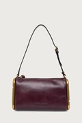 MARC JACOBS torebka damska skórzana SMALL SHOULDER BAG bordowa 2P6HSH013H01
