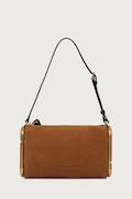 MARC JACOBS torebka damska zamszowa SMALL SHOULDER BAG pomarańczowa 2F6HSH018H01